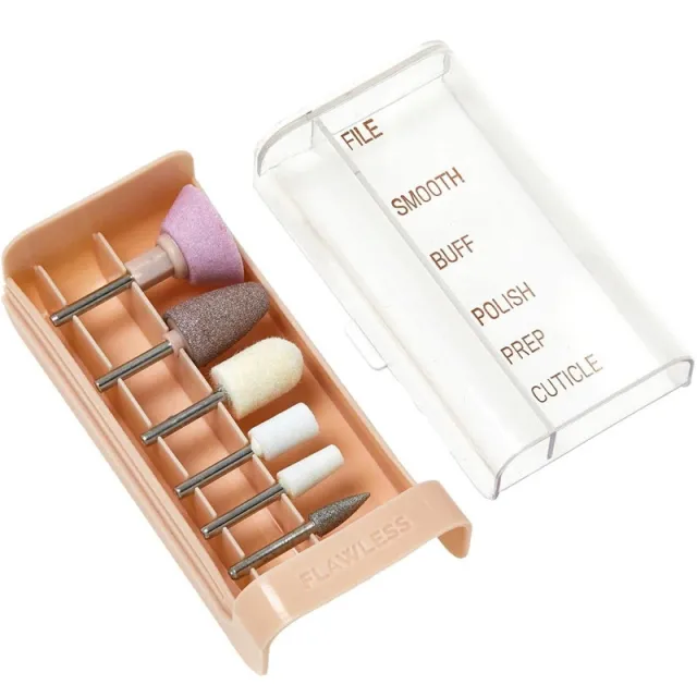 Flawless Salon Nails Replacement Heads 6 pieces