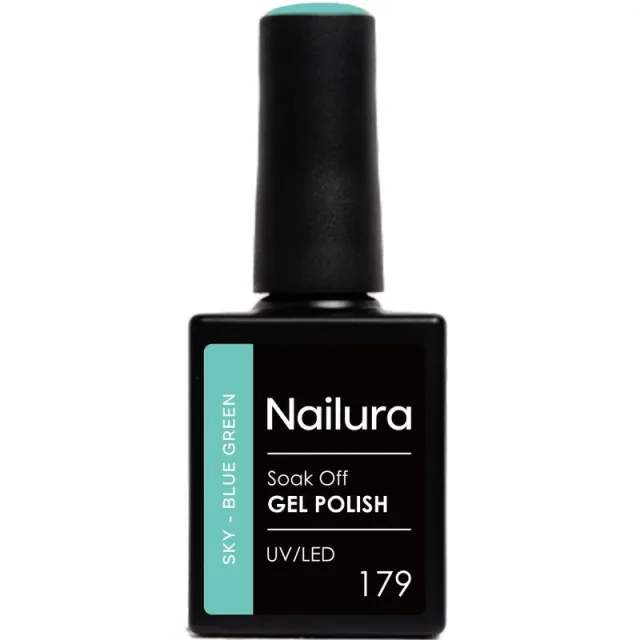 Nailura Gel Polish 10 ml - 179 Sky Blue Green