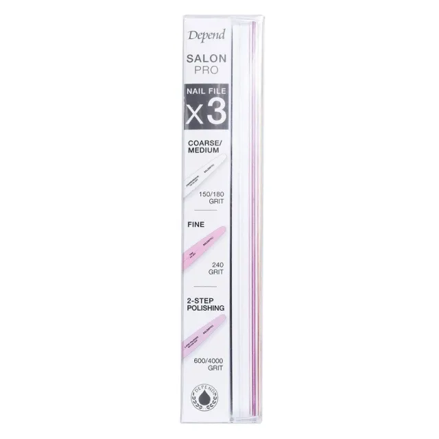 Depend Salon Pro Nail File x3 3 pcs