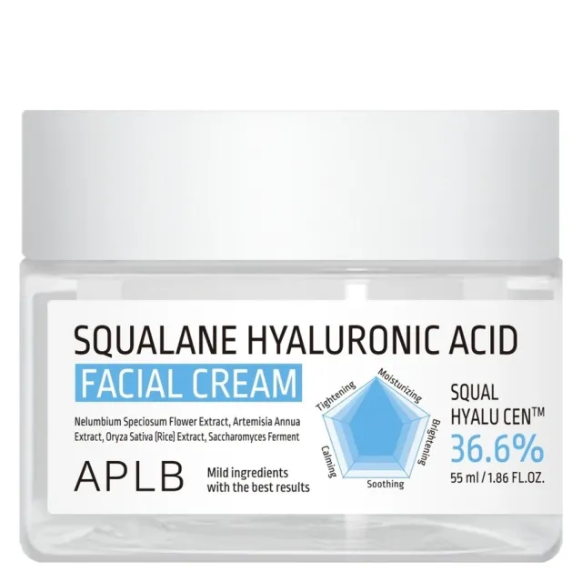 APLB Squalane Hyaluronic Acid Facial Cream 55ml
