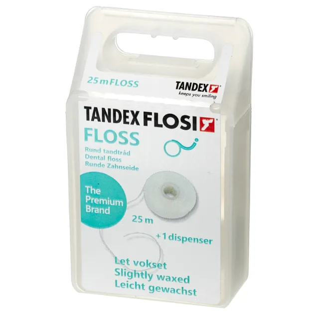TANDEX Flosi Floss Med Voks (25 m)