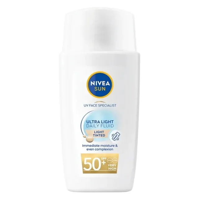 NIVEA Sun UV Fluid Light Tinted 50+ 40ml