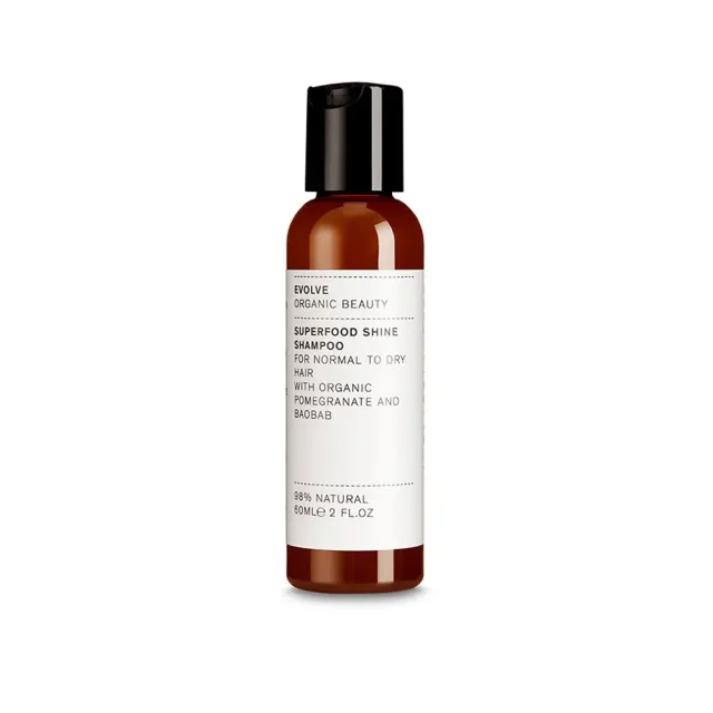 Evolve Superfood Shine Shampoo, 50ml.