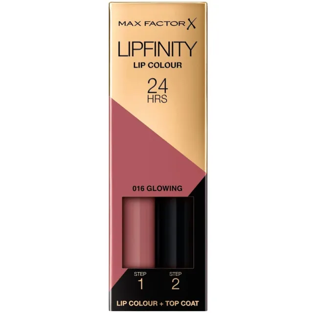Max Factor Lipfinity 2-step Long Lasting Lipstick 2,3 ml - Glowing 16