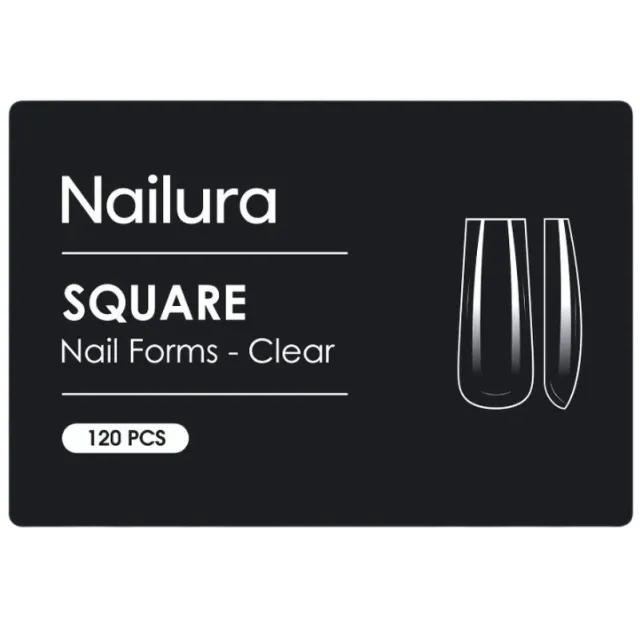 Nailura Nail Tips 120 pieces - Square