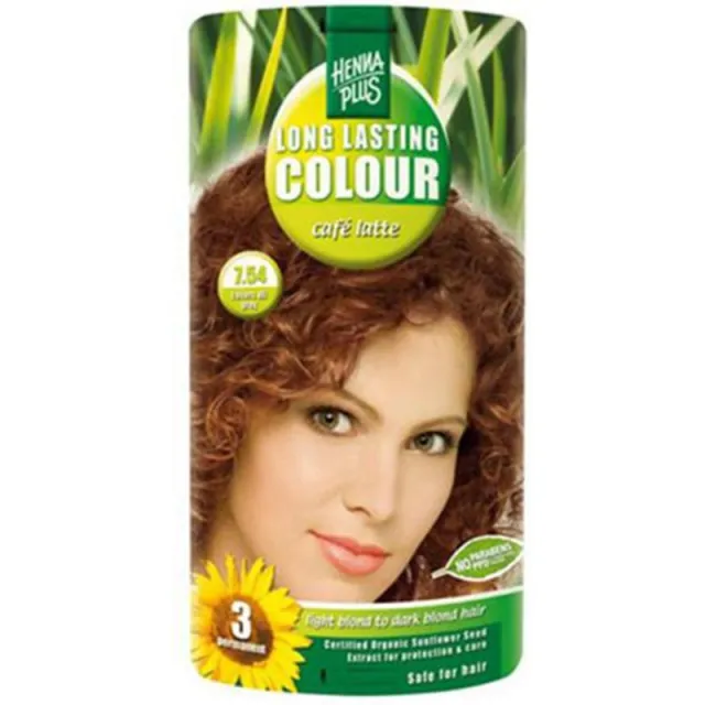Henna Plus 7.54 Hårfarve Café Latte (1 stk)