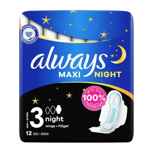 Always Maxi Night with wings   12 stk.