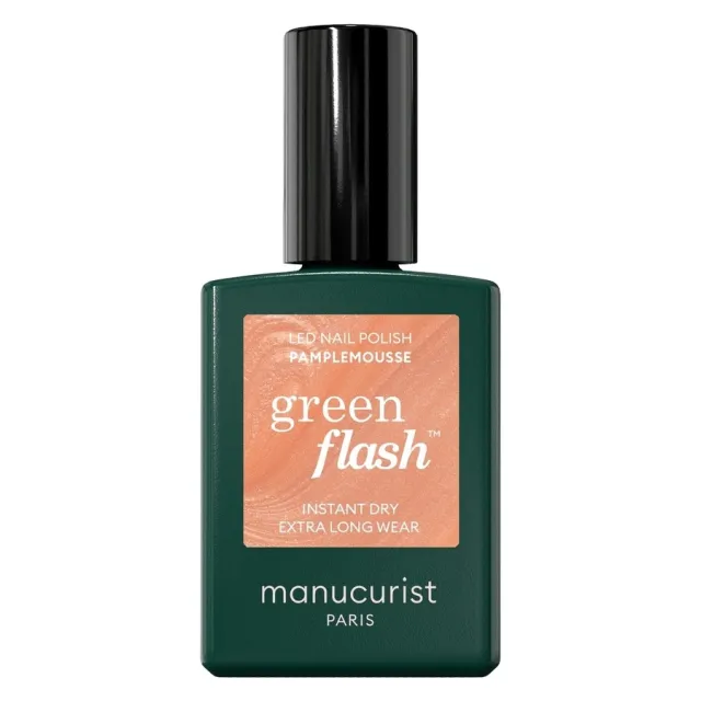 Manucurist Green Flash Led Nail Polish Pamplemousse 15ml