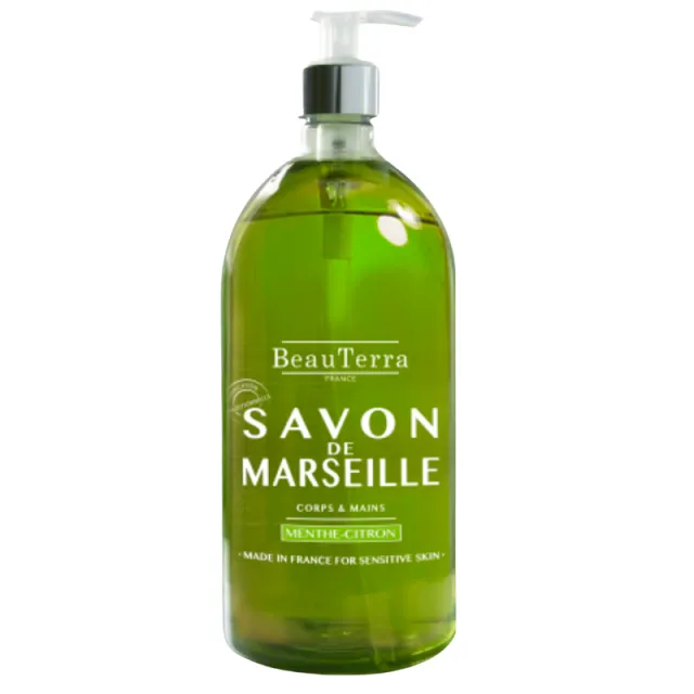 Beau Terra Marselle Liquid Soap Mint Lemon (300 ml)