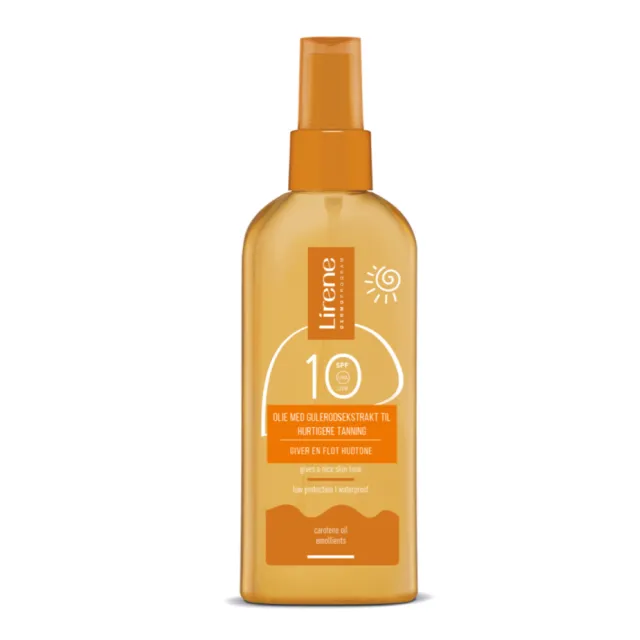 Lirene Sun Tanning Accelerator (carotenolie) SPF10, 150ml.
