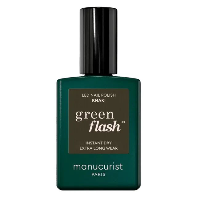 Manucurist Green Flash Led Nail Polish Khaki 15ml