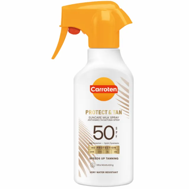 Carroten Protect & Tan Milk Trigger SPF 50 (270 ml)