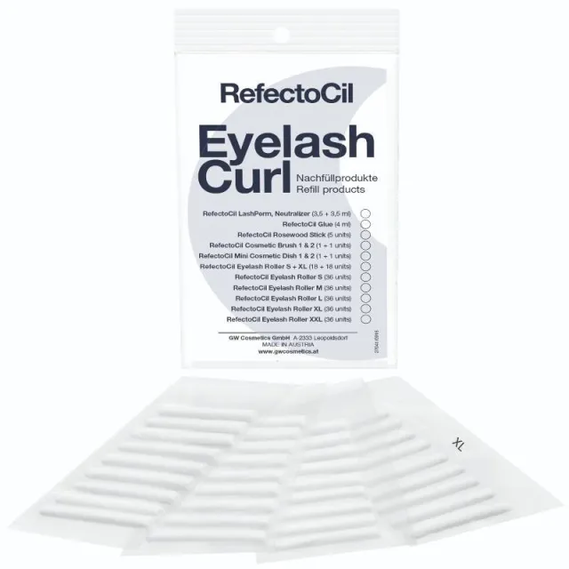 RefectoCil Eyelash Curl Refill Rollers - XL 36 pieces