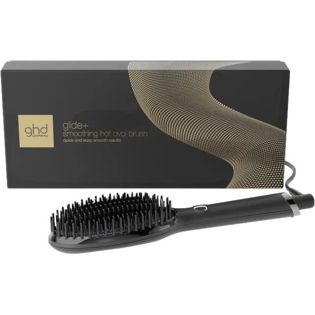 ghd Glide+ Smoothing Hot Brush Black