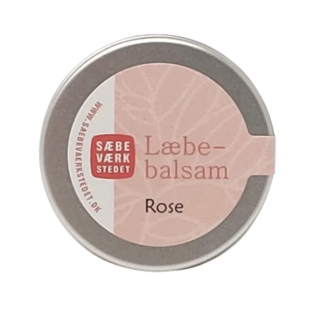 Sæbeværkstedets Læbebalsam Rose (14 gr)