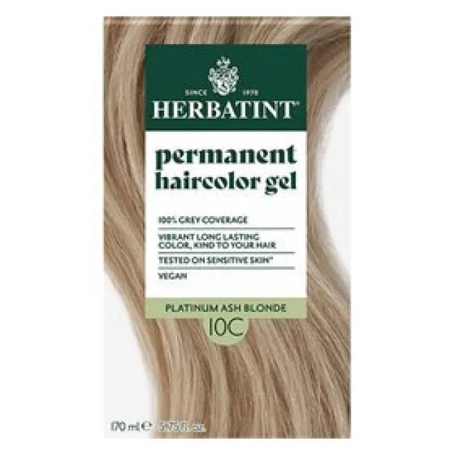 Herbatint 10C hårfarve Platinum Ash Blonde, 170ml.
