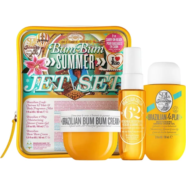 Bum Bum Jet Set Bath and Body Set