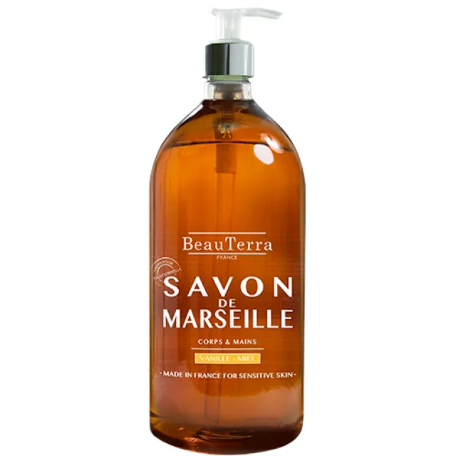 Beau Terra Marseille Liquid Soap
Miel Vanille (1000 ml)