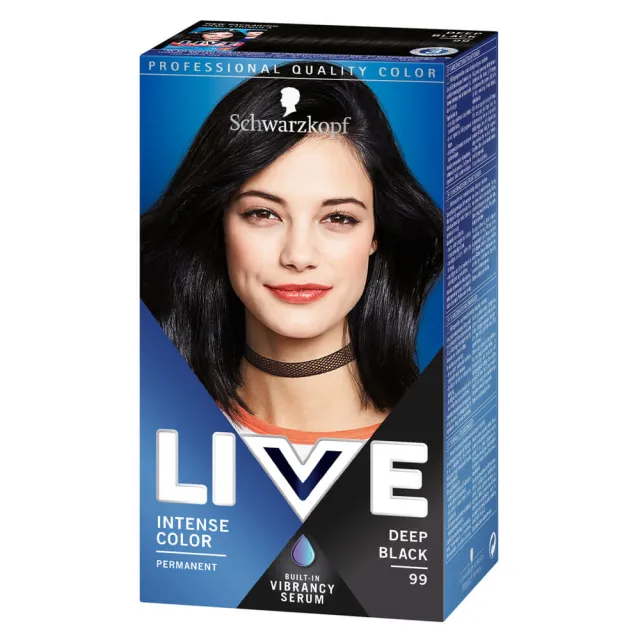 Schwarzkopf Live 99 Deep Black (U)