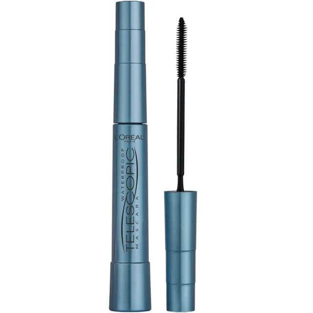 L'Oréal Paris Cosmetics Telescopic Waterproof Mascara - Black - Black - Waterproof 7.7 ml - Black - Waterproof