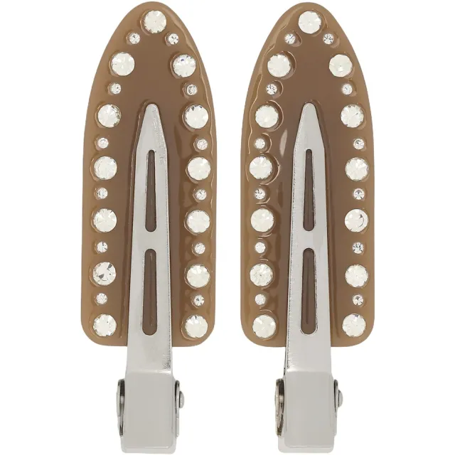 No Crease Crystal Clips // 2 pcs