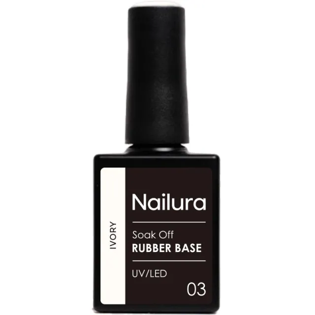 Nailura Rubber Base 10 ml - 03 Ivory