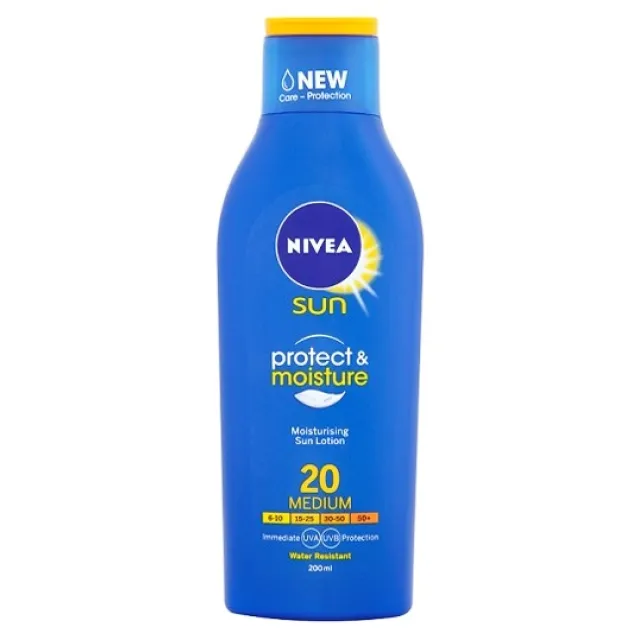 Nivea Sun Protect And Moisture SPF 20 Medium 200 ml