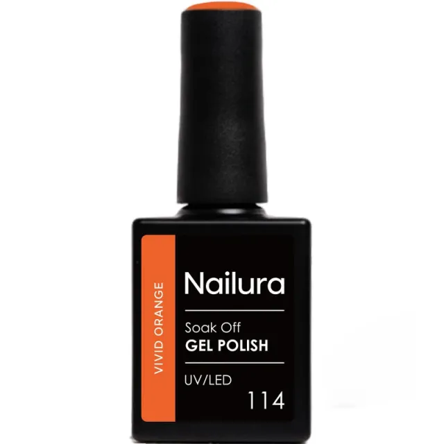 Nailura Gel Polish 10 ml - 114 Vivid Orange