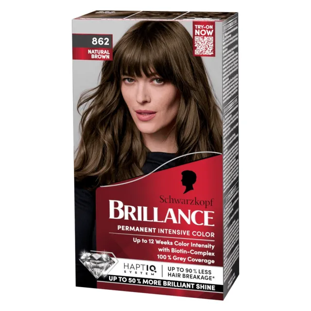 Schwarzkopf Brillance 862 Natural Brown