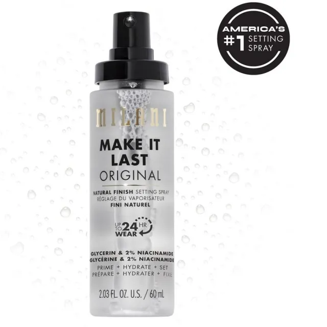 Milani Cosmetics Make It Last Spray Prime + Correct + Set