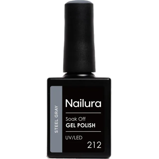 Nailura Gel Polish 10 ml - 212 Steel Gray