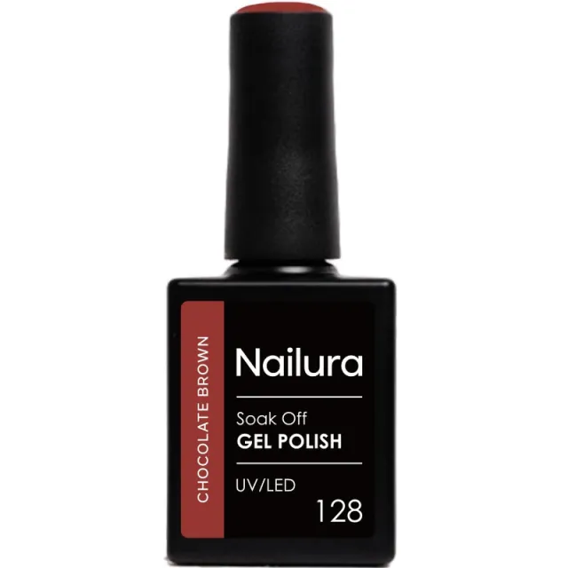 Nailura Gel Polish 10 ml - 128 Chocolate Brown