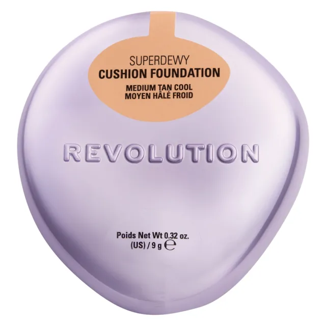 Revolution Beauty Superdewy Cushion Foundation Medium Tan Cool