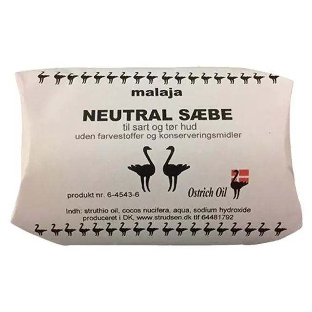 Ostrich Oil Badesæbe Neutral (80 gr)