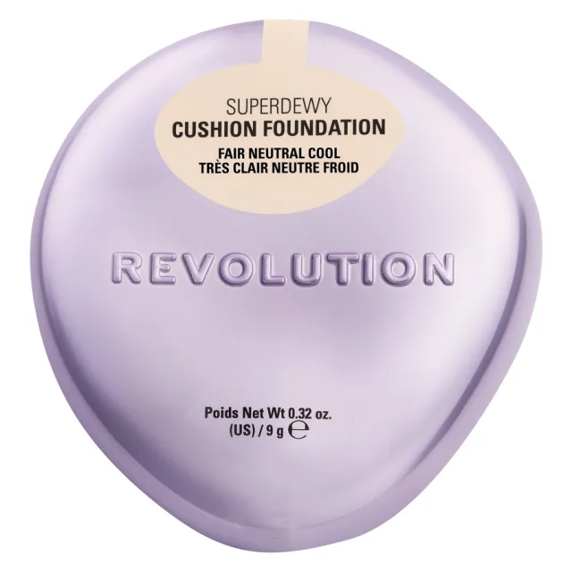 Revolution Beauty Superdewy Cushion Foundation Fair Neutral Cool