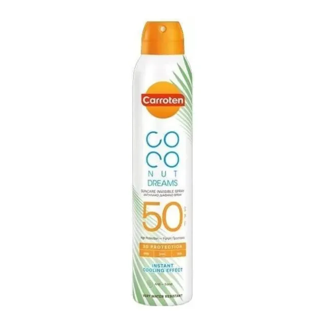 Carroten - Coconut Dreams Sunscreen Spray SPF 50 - 200 ml