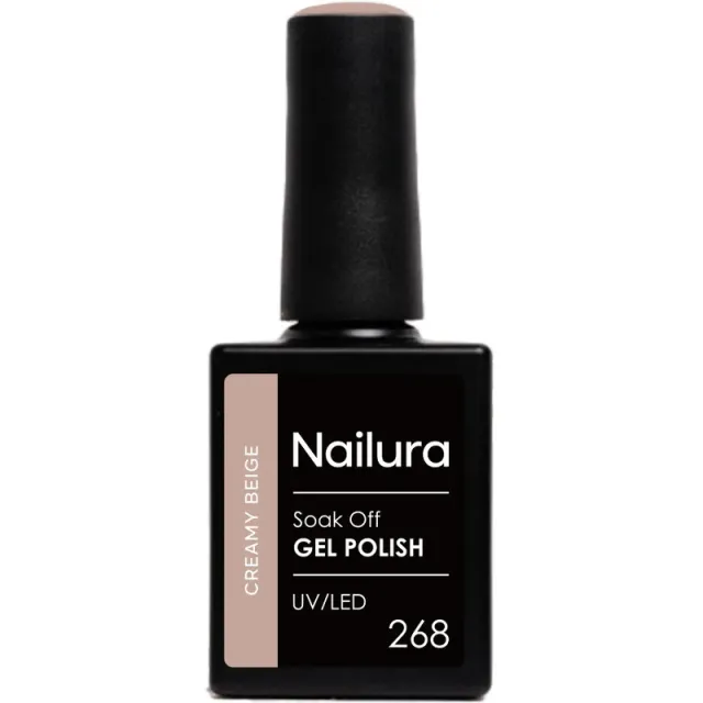 Nailura Gel Polish 10 ml - 268 Creamy Beige