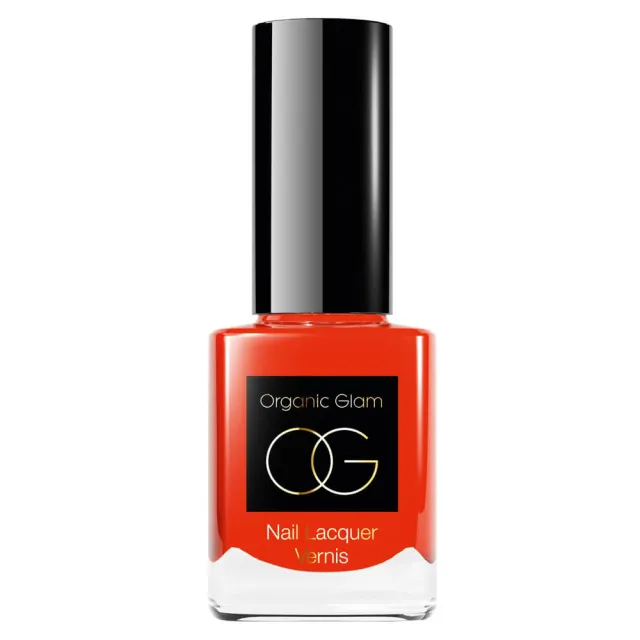 Organic Glam Tangerine Nail Polish (U) 11 ml