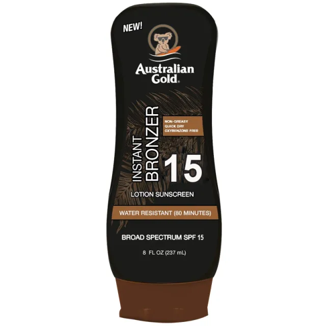 Australian Gold Instant Bronzer Lotion SPF 15 - 237 ml