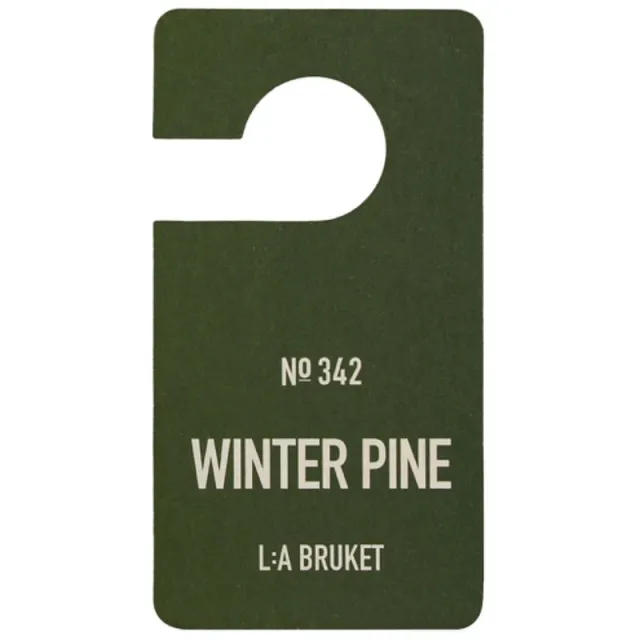 L:a Bruket Fragrance Tag - 342 Winter Pine