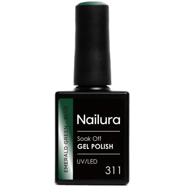 Nailura Cat Eye Gel Polish 10 ml - 311 Emerald Green Blue