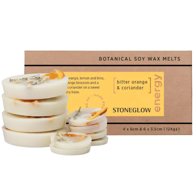 Ambience Stoneglow Vegansk Soja Duftvoks Appelsin & Koriander (10 stk)