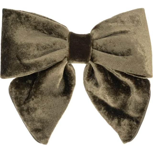 BON DEP Luxury Bow Silk Forest Green