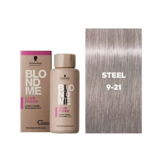 Schwarzkopf BLONDME Glow Toner 9-21 Steel 60 ml