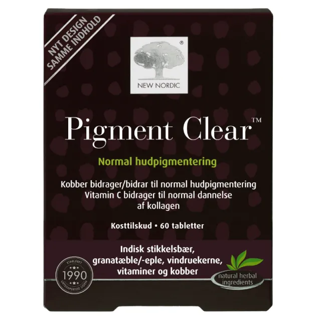 New Nordic Skin Care Pigment Clear (60 tabletter)
