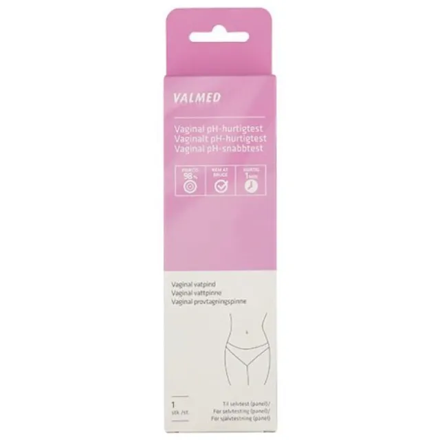 Valmed - Vaginal Ph Hurtigtest Hjemmetest