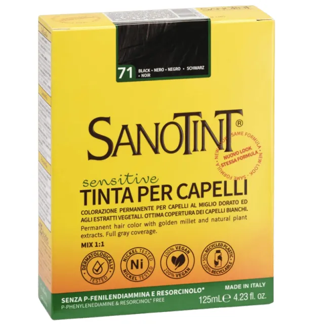 Sanotint 71 hårfarve light sort 125 ml.