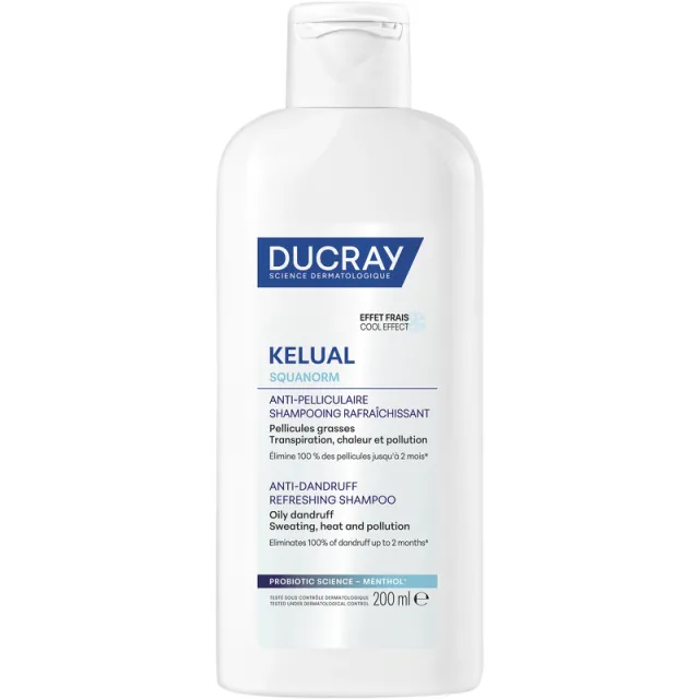 DUCRAY Kelual Squanorm Anti-Dandruff Refreshing Shampoo Oily 200 ml
