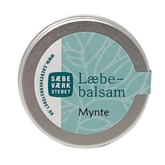 Sæbeværkstedets Læbebalsam Mynte (14 gr)
