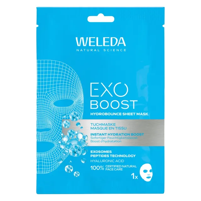 Weleda Exo Boost Hydrobounce Sheet Mask 20ml